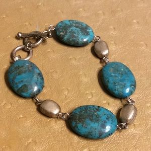 😍925 Turquoise Link Bracelet😍